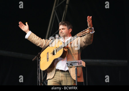 Chris Wood al folk presso la quercia festival 2009 Foto Stock