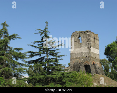 La selce torre sulla via appia antica di roma italia Foto Stock