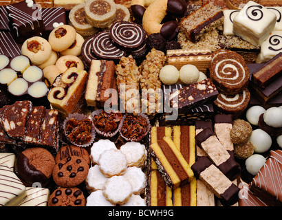 Torte e biscotti Foto Stock