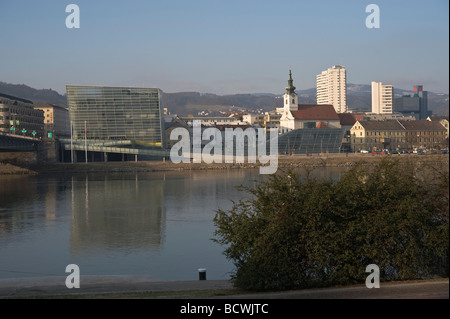 Austria Linz Ars Electronica Center Treusch architecture ZT GmbH 2009 Foto Stock