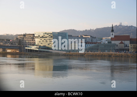 Austria Linz Ars Electronica Center Treusch architecture ZT GmbH 2009 Foto Stock