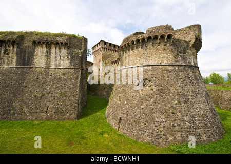 Fortezza di Sarzanello Sarzana La Spezia Italia Foto Stock