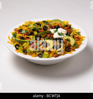 Country Kitchen ricetta croccante Insalata messicana Foto Stock