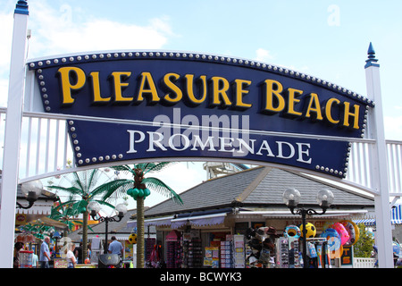 La Pleasure Beach a Skegness, Lincolnshire, England, Regno Unito Foto Stock