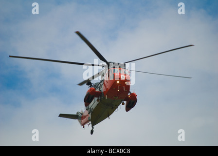 Royal Navy Sea King Salvataggio in elicottero sul display al Royal International Air Tattoo 2009 RAF Fairford Foto Stock
