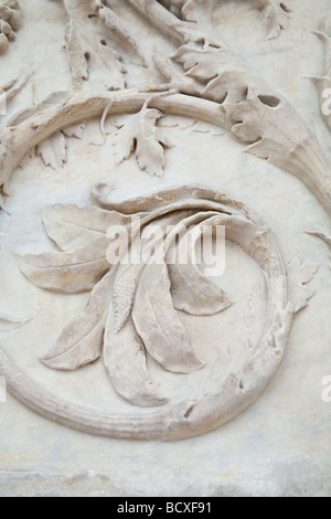 Decorazione all'Ara Pacis Augustae roma italia Foto Stock
