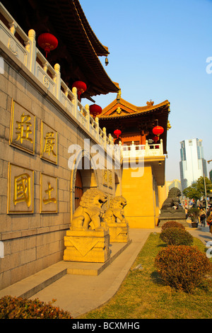 Tempio di Jing'an,Shanghai, Cina Foto Stock