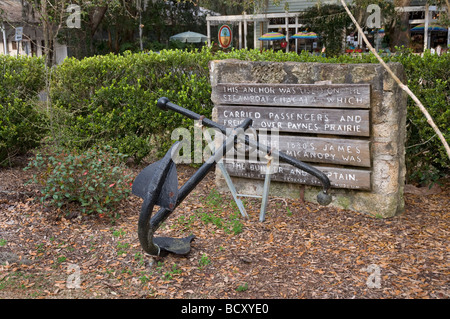 Caratteristica storica città vecchia di Micanopy in North Central Florida Foto Stock