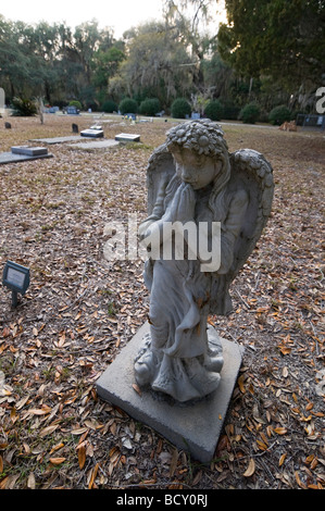 Micanopy cimitero storico Micanopy Florida Foto Stock