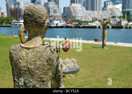 L'Irlanda Park onora gli immigranti irlandesi che erano fuggiti durante la carestia del 1847 e l'38.000 che sono arrivati a Toronto che l'estate Foto Stock