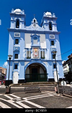 Chiesa della Misericordia presso la marina in Angra do Heroismo nelle Azzorre Foto Stock