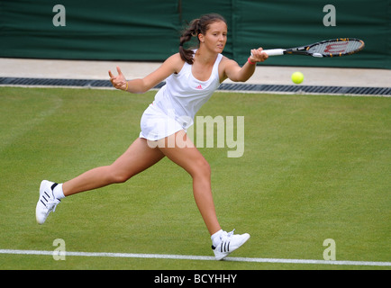 LAURA ROBSON REGNO UNITO WIMBLEDON Londra Inghilterra 22 Giugno 2009 Foto Stock