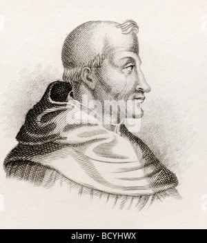 San Tommaso d'Aquino alias Tommaso d'Aquino, Dottor Angelicus o Dottor Communis, c.1225 - 1274. Foto Stock