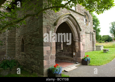 La Chiesa Parrocchiale di San Pietro e di San Paolo Weobley Herefordshire Inghilterra Foto Stock