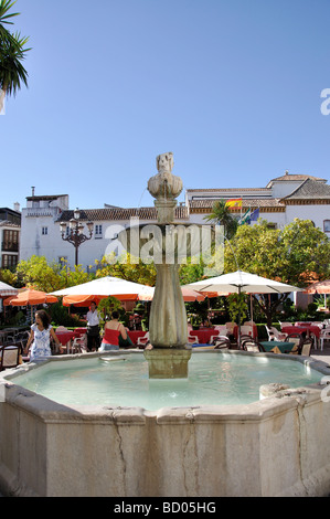 Plaza de Los Naranjos, Città Vecchia, Marbella, Costa del Sol, provincia di Malaga, Andalusia, Spagna Foto Stock