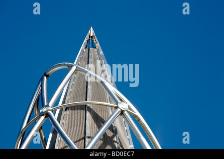 Scultura architettonica sul centro commerciale Chapelfield Norwich Regno Unito Foto Stock