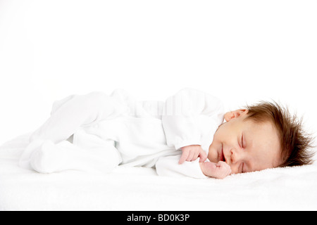 Dorme tranquillo Neonato Foto Stock