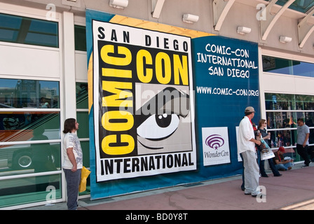 Comic-Con International 2009 convenzione tenutasi a San Diego. I fumetti annuale e le arti popolari convenzione attrae 126.000. Foto Stock