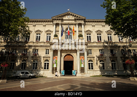 Hotel de Ville municipio di Avignone, Provence, Francia Foto Stock