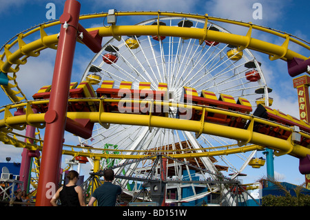 Parco dei divertimenti di corse Foto Stock