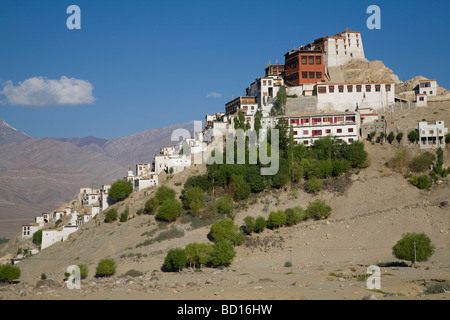 Thiksey Gompa / monastero in Ladakh regione di Jammu e Kashmir. India Foto Stock