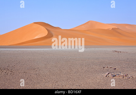 Libia deserto del Sahara il Ubari zona di dune Foto Stock