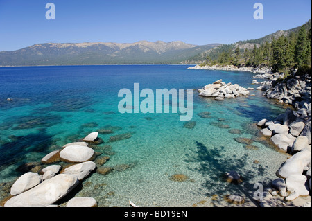 Stati Uniti d'America California Nevada Lake Tahoe Foto Stock