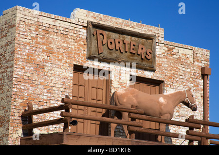 Porter s Western Store la Città Vecchia di Scottsdale Phoenix in Arizona, Stati Uniti d'America Foto Stock