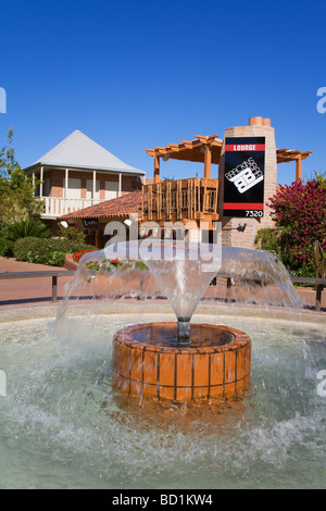 Fontana sulla Civic Center Mall, Old Town Scottsdale Phoenix in Arizona, Stati Uniti d'America Foto Stock