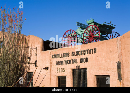 Caualliere fabbro in Old Town Scottsdale Phoenix in Arizona, Stati Uniti d'America Foto Stock