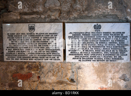 Il Grande Assedio di gallerie. Upper Rock. Storia naturale del parco del patrimonio. Gibilterra Foto Stock