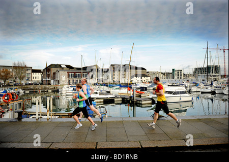 Plymouth Hoe 10 road race run Foto Stock