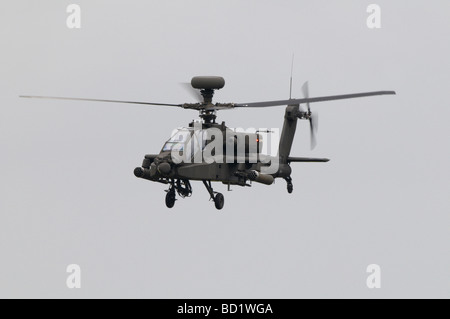 Fairford Airshow 2009 Domenica Westland Apache AH-64 LONGBOW Army Air Corps Middle Wallop le aquile blu Foto Stock