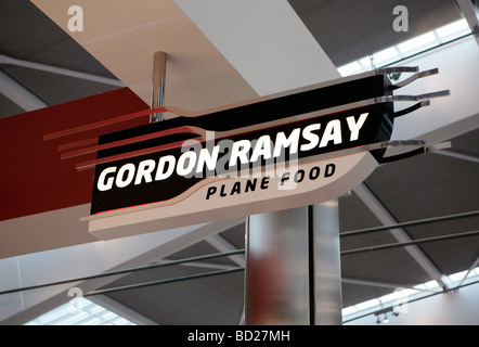 Gordon Ramsay 'il Plane Food' ristorante a Heathrow Terminal 5 di Londra, Regno Unito. Foto Stock