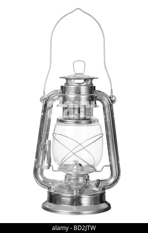 Vintage vecchio olio lampada lanterna Foto Stock