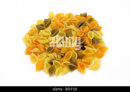 I gusci di Pasta Secca, Paste alimentari non cotte Foto Stock