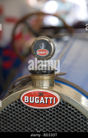 Classic Bugatti auto badge Foto Stock