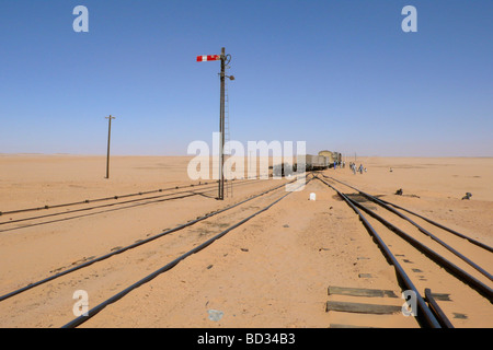 Nubia sudan stazione ferroviaria nei pressi di karima Foto Stock