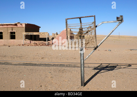 Nubia sudan stazione ferroviaria nei pressi di karima Foto Stock