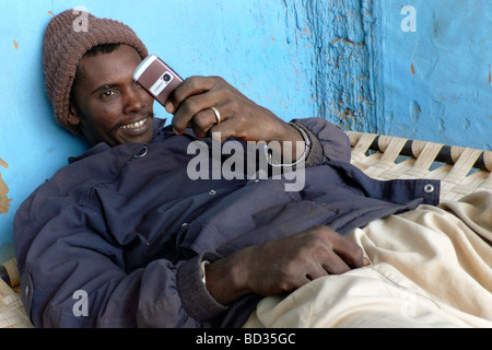 Nubia sudan tam tam Foto Stock