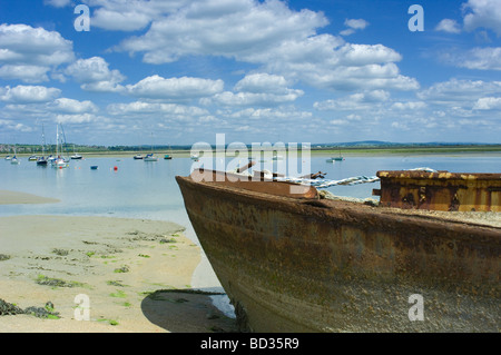 Langstone Harbour Vista Mare Foto Stock