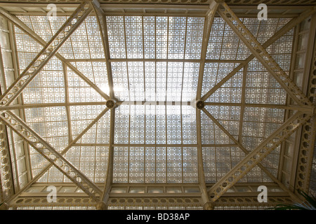 Il Rookery edificio Frank Lloyd Wright interni rimodellato di Chicago in Illinois Foto Stock