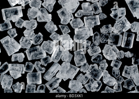 Cristalli di zucchero semolato Foto Stock