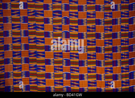 Panno e seta, Ashanti cultura dal Ghana, mostre, la Galleria Nazionale, città di Harare, Harare, Zimbabwe, Africa Foto Stock