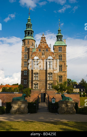 Rosenborg Slot castello in Copenhagen DANIMARCA Europa Foto Stock