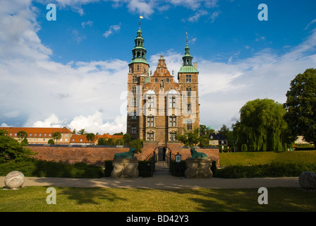 Rosenborg Slot castello in Copenhagen DANIMARCA Europa Foto Stock