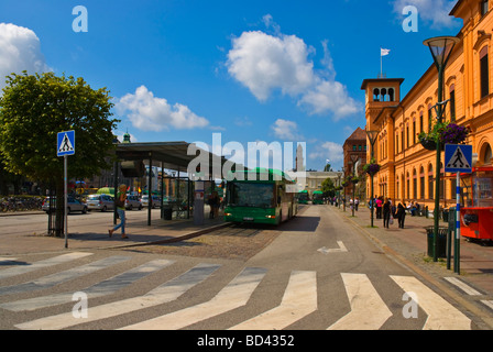 Centralstation la principale stazione ferroviaria di Malmö Skåne Svezia Europa Foto Stock