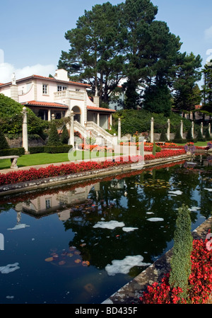 Il giardino italiano a Compton Acres Gardens, Poole, Bournemouth Dorset, England, Regno Unito Foto Stock