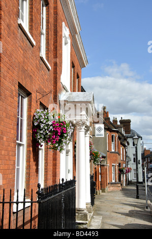 Case in stile georgiano, Church Street, Aylesbury, Buckinghamshire, Inghilterra, Regno Unito Foto Stock