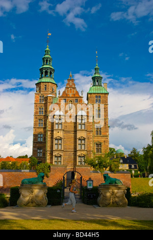 Rosenborg Slot castello in Copenhagen DANIMARCA Europa Foto Stock